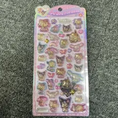 正規品　サンリオ うるちゅるポップシール　日焼けキティ　ボンボンドロップシール