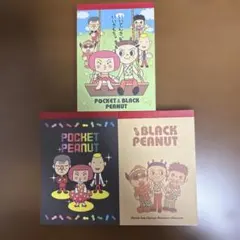平成レトロ⭐︎POCKET & BLACK PEANUT メモ帳3点セット