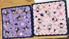タイトーくじサンリオキャラクターズ×侍ジャパンマイメロディ クロミ　ハンドタオル