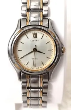 【稼働】SEIKO LUCENT シャンパン文字盤 レディース 腕時計 コンビのサムネイル
