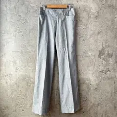 Brilliantstage ♡ 毛100% スラックス　薄手　グレー　9 美品