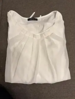 COMME CA ISM ホワイト 長袖シャツ
