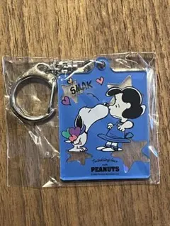 【新品未開封】PEANUTS 75周年記念 限定アクリルキーホルダー 青