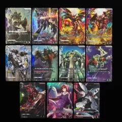 ガンダムカードゲーム ガンダム•バルバトス（第1形態） LR+ 他 計11枚