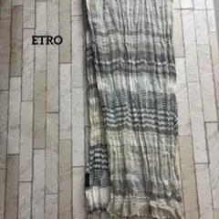 ETRO ストール・ショール ベージュ・グレー系