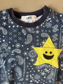 X-girl STAGES ペイズリー柄 Tシャツ 90のサムネイル