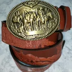 馬を引き連れて彷徨うバックルのベルト