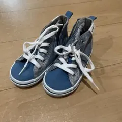VANS 17cm ハイカットスニーカー デニム
