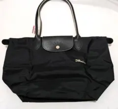 新品ロンシャン ル プリアージュクラブ S 黒 肩掛けトートショルダーバッグ