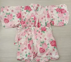 花柄甚平 120cm スカートタイプ