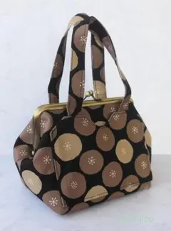 ゆかちゃんさま専用］スマイルがま口 ミニポーチ ハンドメイド