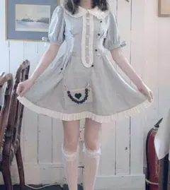 ボボン21 メイドLIKEチェック柄ワンピースのサムネイル