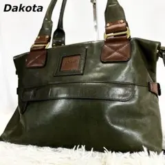 ダコタ ハンドバッグ ショルダーバッグ 手持ち 肩かけ ロゴ型押し ゴールド金具