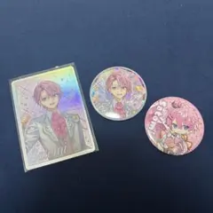 すとぷり 9周年グッズ カード 缶バッジ さとみ セット
