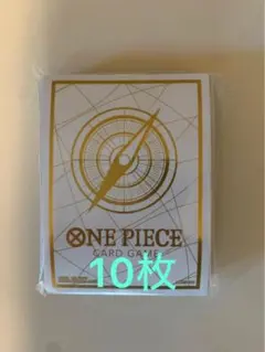 ワンピースカード【絶版‼️】リミテッドカードスリーブ ゴールド10枚セット❗️