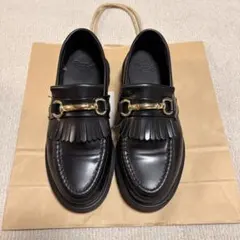 BOTTEGA VENETA ムッシュチャンキーローファー ブラック 38 - メルカリ