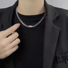 シルバー チェーン ステンレススチール ネックレス