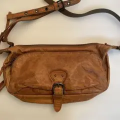 DAKOTA ブラウン　レザー　ショルダーバッグ