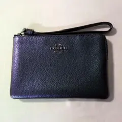 COACH メタリックパープル ポーチのサムネイル