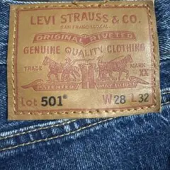 Levi's 501 ストレートデニム W28 L32