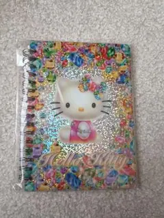 新品キティ　セレブ　キティ　ホログラム　スパイラル　ノート　平成レトロ
