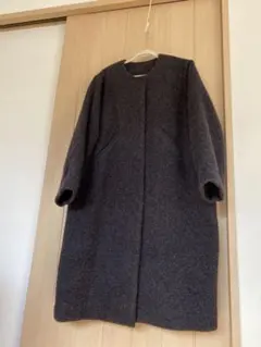 ランフランセダンタン　ウールコート グレー 2025年最新】Lin francais d'antan ロングコートの人気アイテム - メルカリ