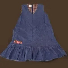 ファミリア デニム ジャンパースカート 130