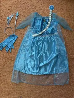 エルサ コスプレ衣装 青　ハロウィン　ディズニー　140