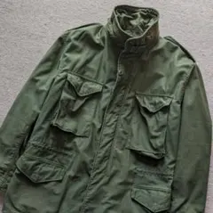 ​78年 米軍実物 M-65 3rd フィールドジャケット M-R ブラスジップ