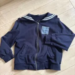 JENNI love セーラーカラー ジップパーカー 150cmのサムネイル