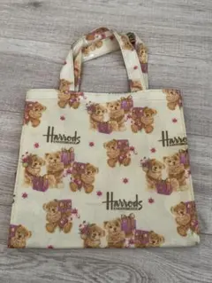 レア 新品 Harrods ハロッズ アフタヌーンティー トートバッグ ケーキ 