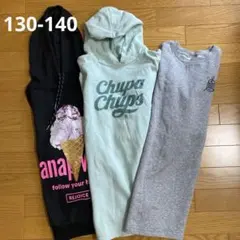 130-140 女の子服　まとめ売り　セット　パーカー　トレーナー　スウェット