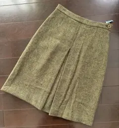ブラウン系ツイード風　タイトスカート サイズ2