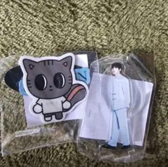 TXT カプセルトイ テヒョンアクスタ ダゴニャンステッカー