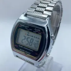 【稼動品】SEIKO ALBA アルバ デジタル　レトロ　希少