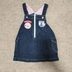 【ミキハウス】デニムワンピース【美品】