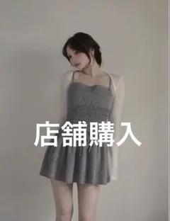 andmary Betty shirring mini dress - メルカリ