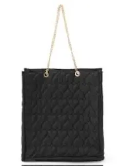 GRL ハートキルティングトートバッグ