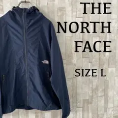 古着 THE NORTH FACE ナイロンジャケット サイズL ネイビー