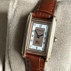 稼動品 Burberry バーバリー ゴールド タンク 青針 ボーイズ 腕時計