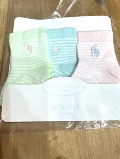 Ralph LAURENベビーanklesock9cm〜11cm 3足セット
