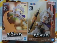 ワンピース　フィグライフ！モンキー·D·ルフィ-ギア5-vol.1、vol.4