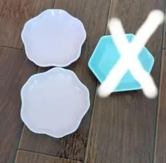 金麦 たち吉 花形 小皿2枚