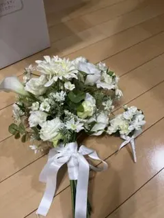 アーティシャルブーケ　ブートニア