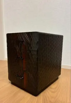 昭和レトロ　木製小物入れ 3段 引き出し