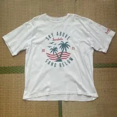 Sandals プリント Tシャツ XXL ホワイト