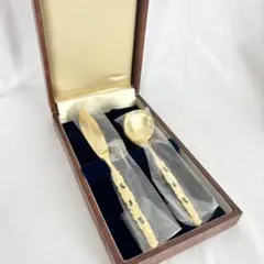 田中貴金属ジュエリー GINZA TANAKA 金メッキ スプーン 2本セット