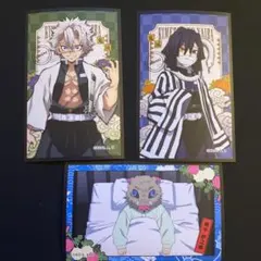 鬼滅の刃 デコステッカー 不死川実弥 伊黒小芭内 嘴平伊之助