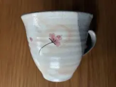 桜柄 マグカップ 陶器 和食器 中古　送料込