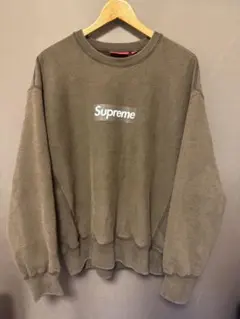 Supreme 25SS Washed Box Logo Crewneck M